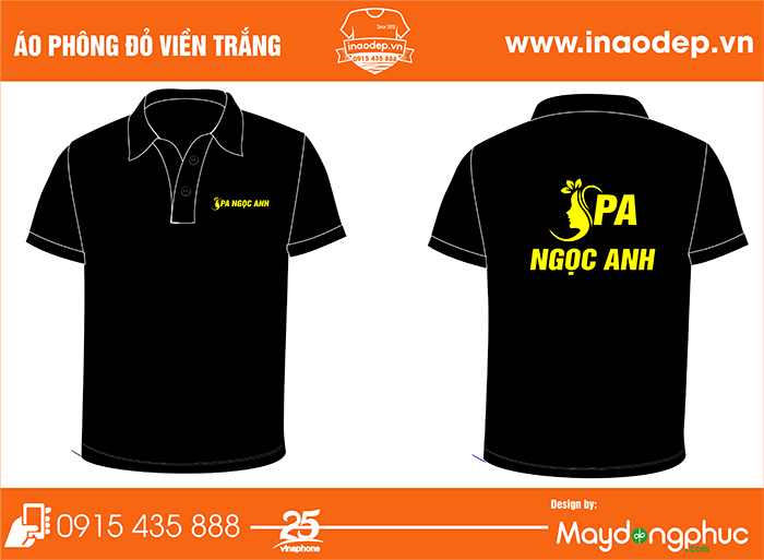 In áo phông Spa Ngọc Anh | In ao phong dong phuc