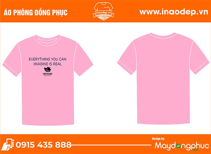 In áo phông spa Linh Hương | In ao phong dong phuc