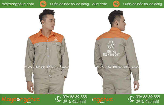 In đồng phục bảo hộ Công ty Anh Hà Technology| In dong phuc bao ho