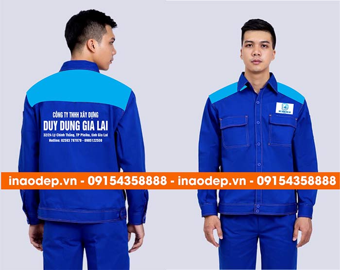 In đồng phục bảo hộ Công ty TNHH Xây dựng Duy Dung | In dong phuc bao ho