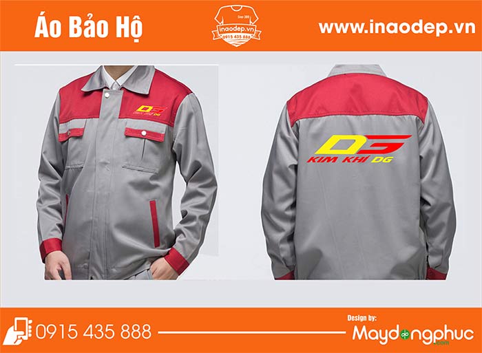 In đồng phục bảo hộ Công ty Kim Khí DG | In dong phuc bao ho