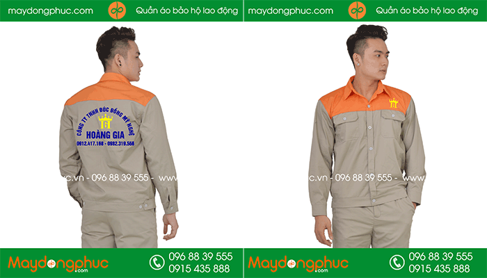 In đồng phục bảo hộ Công ty TNHH Đúc đồng mỹ nghệ Hoàng Gia | In dong phuc bao ho