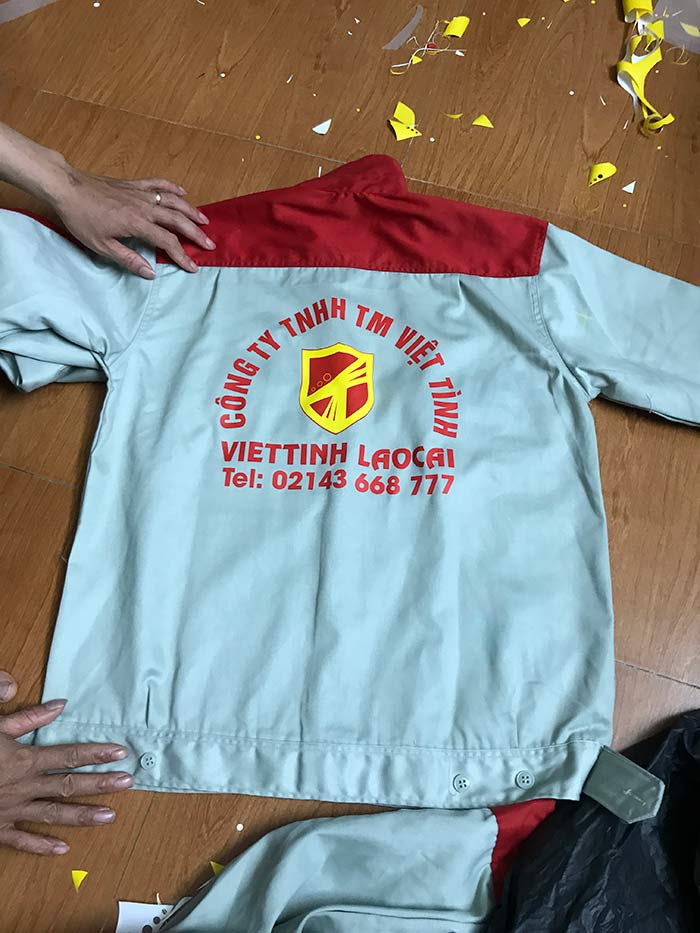 In đồng phục bảo hộ Công ty TNHH thương mại Việt Tình | In dong phuc bao ho