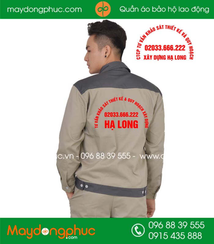 In đồng phục bảo hộ Công ty CP tư vấn khảo sát thiết kế và quy hoạch xây dựng Hạ Long | In dong phuc bao ho