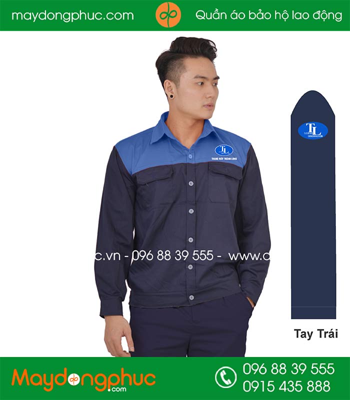 In đồng phục bảo hộ Thang máy Thành Long | In dong phuc bao ho