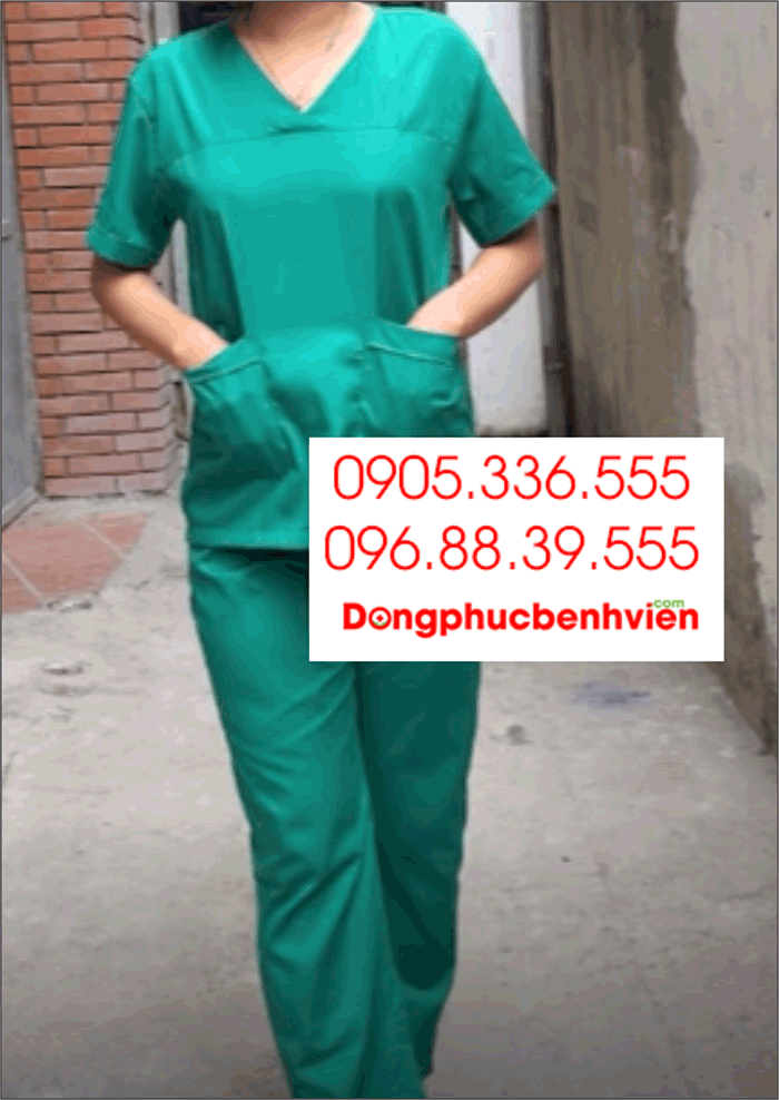 In đồng phục bệnh viện màu xanh lá cây | In dong phuc benh vien