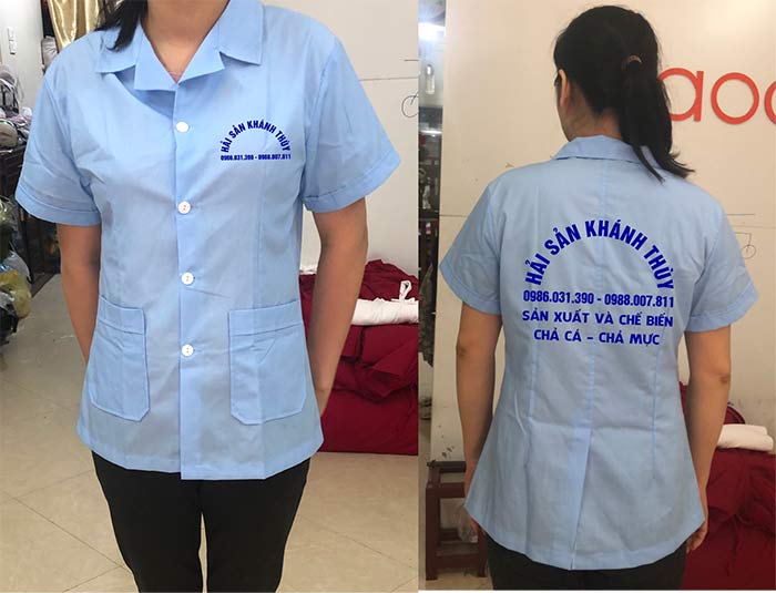 In đồng phục Nhà hàng Hải sản Khánh Thùy | In dong phuc nha hang