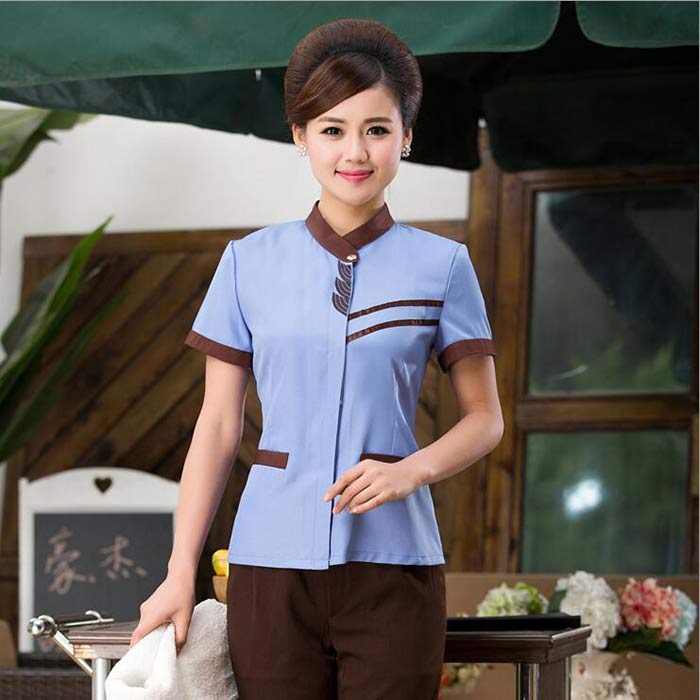 In đồng phục dọn vệ sinh khách sạn | In ao dong phuc