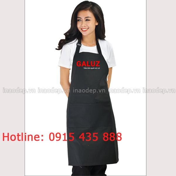 In tạp dề Galuz | In tap de