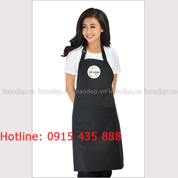 In tạp dề Gánh trà chanh | In tap de