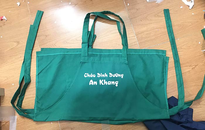 In tạp dề Quán cháo dinh dưỡng An Khang | In tap de dong phuc