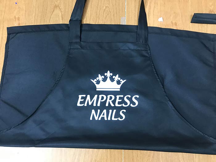 In tạp dề Quán Empress Nails | In tap de dong phuc