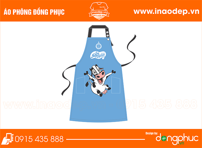 In tạp dề quán SiPahh | In tap de