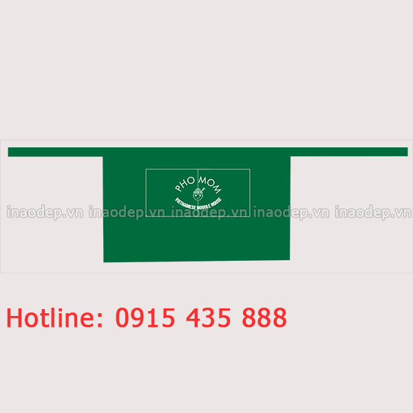 In tạp dề nhà hàng Phở móm | In tap de