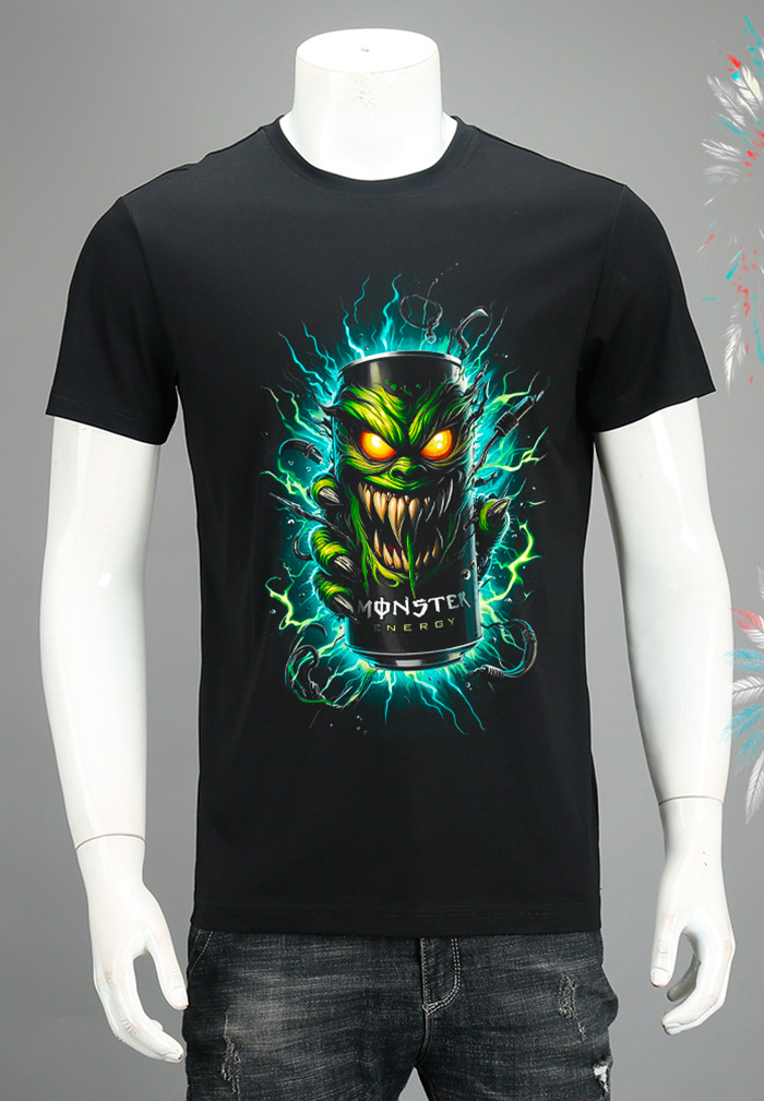 In áo phông In hình lon Monster Energy | In ao phong dong phuc