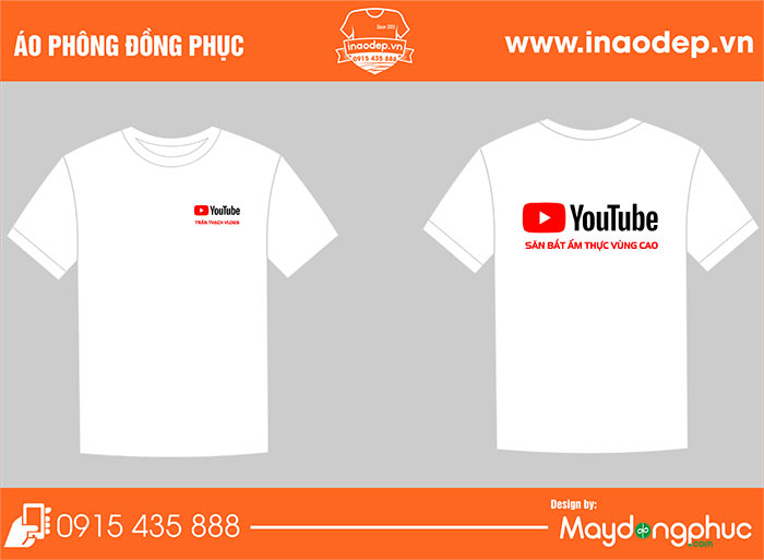 In áo Youtube Săn ẩm thực vùng cao | In ao phong dong phuc