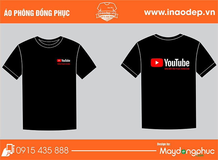 In áo Youtube Săn ẩm thực vùng cao | In ao phong dong phuc