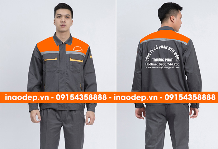 In đồng phục bảo hộ Công ty Cổ phần nền móng Trường Phát | In dong phuc bao ho