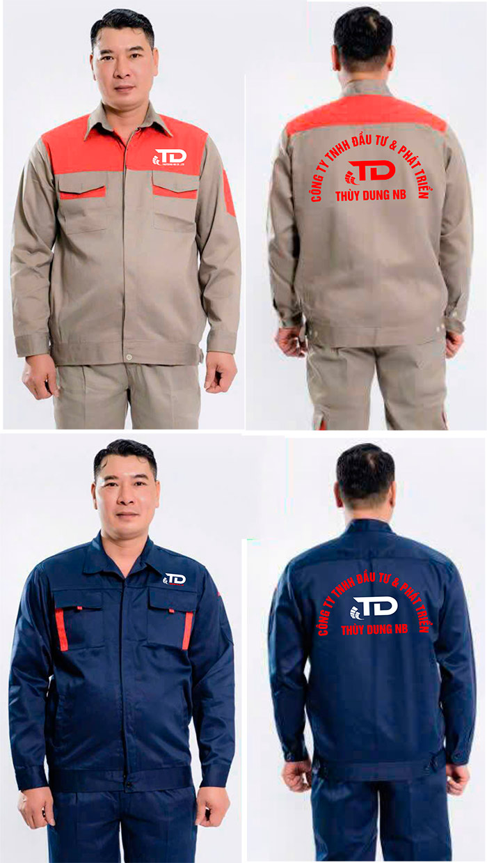 In đồng phục bảo hộ Công ty TNHH Đầu tư & Phát triển Thùy Dung NB | In dong phuc bao ho