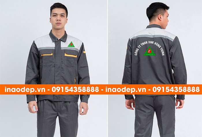 In đồng phục bảo hộ Công ty TNHH XNK Hùng Thịnh | In dong phuc bao ho