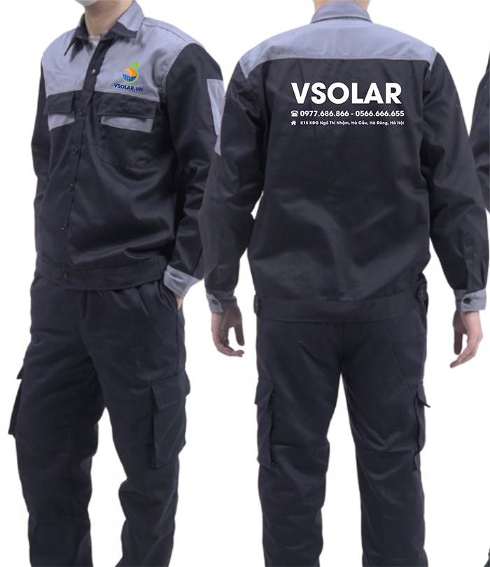 In đồng phục bảo hộ Công ty VSOLAR | In dong phuc bao ho