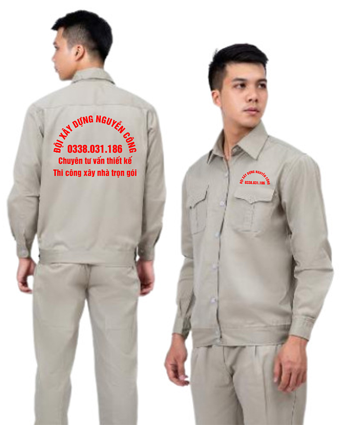 In đồng phục bảo hộ Đội xây dựng Nguyễn Công | In dong phuc bao ho