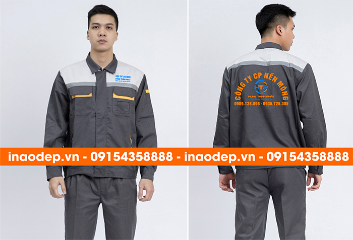 In đồng phục bảo hộ Công ty CP nền móng Hưng Thịnh Phát | In dong phuc bao ho