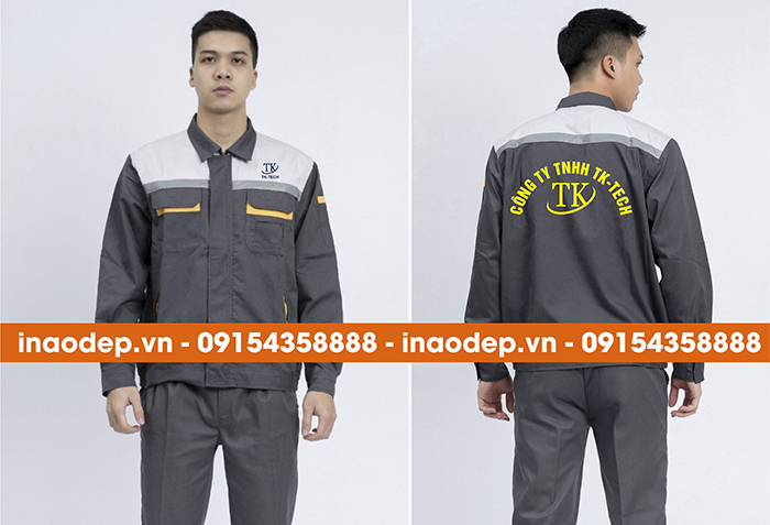 In đồng phục bảo hộ Công ty TNHH TK-Tech | In dong phuc bao ho