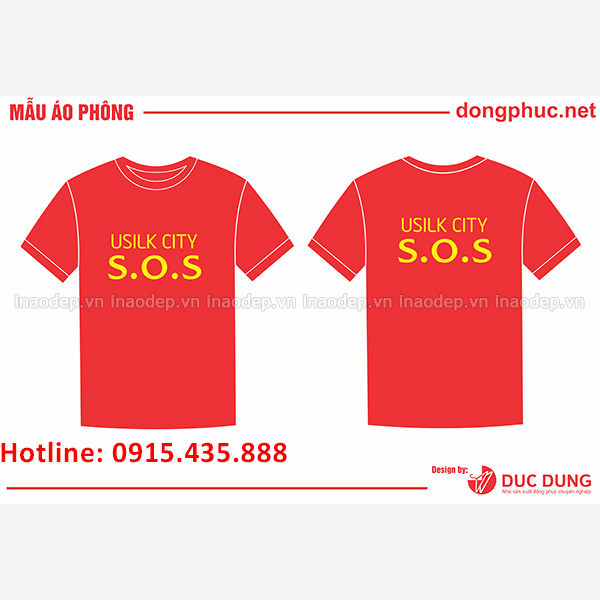 Áo công ty USILK CITY S.O.S | Ao cong ty