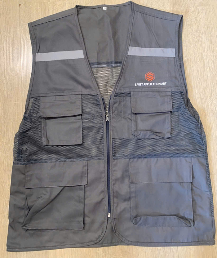 In áo gile Công ty S.Viet Application Art | In ao gile dong phuc