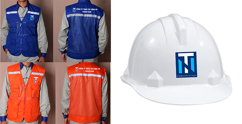 In áo gile Công ty TNHH Thi công XD Thành Nam | In ao gile dong phuc