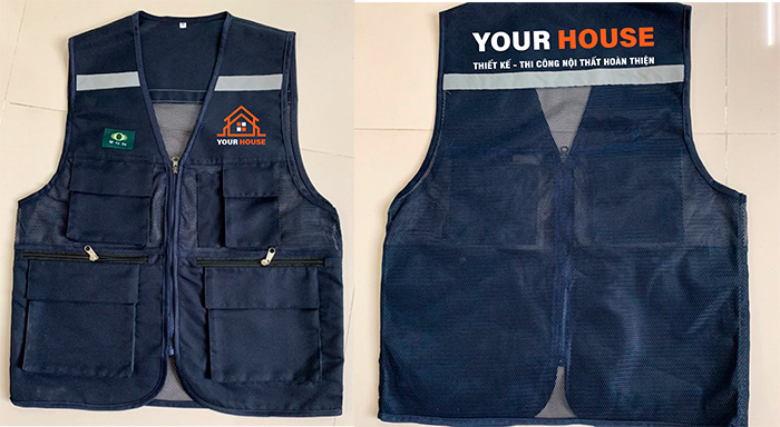 In áo gile Công ty Your House | In ao gile dong phuc