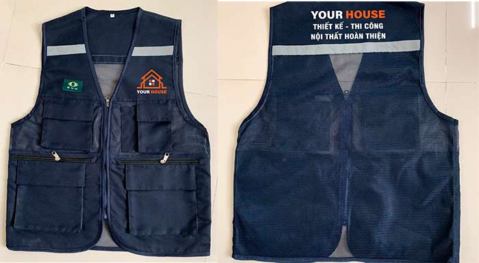 In áo gile Công ty Your House | In ao gile dong phuc