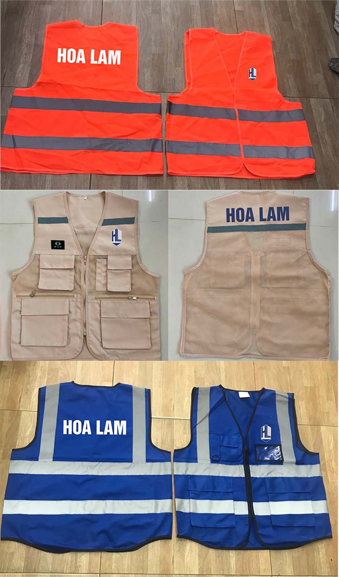 In áo gile đồng phục Công ty Hoa Lam | In ao gile dong phuc