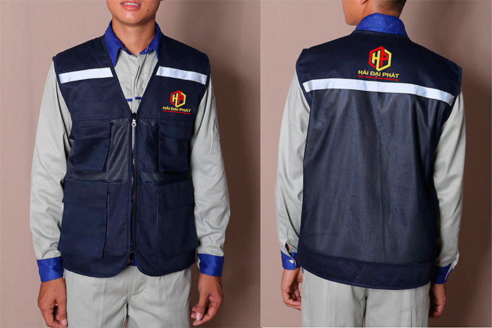In áo gile đồng phục Công ty Hải Đại Phát | In ao gile dong phuc