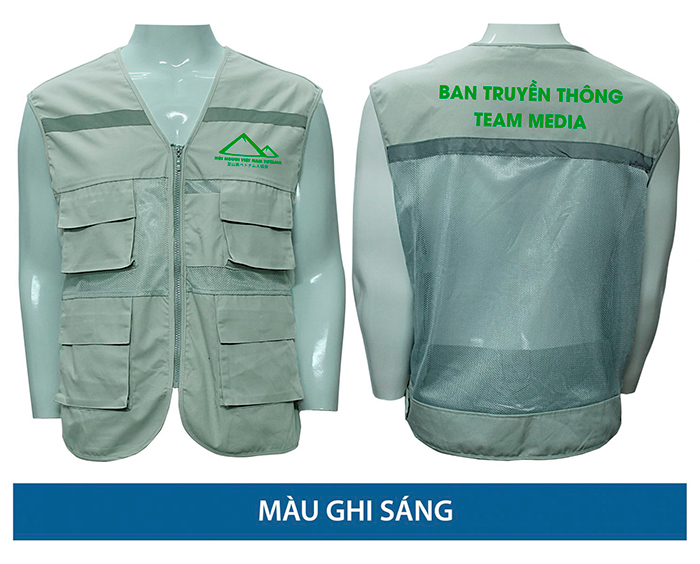 In áo gile Ban Truyền Thông Hội người Việt Nam Toyama | In ao gile dong phuc