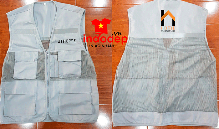 In áo gile Công ty Home Furniture | In ao gile dong phuc