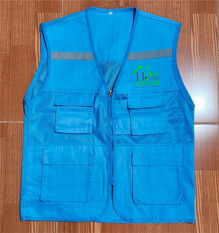 In áo gile Công ty Clean House Việt Nam | In ao gile dong phuc