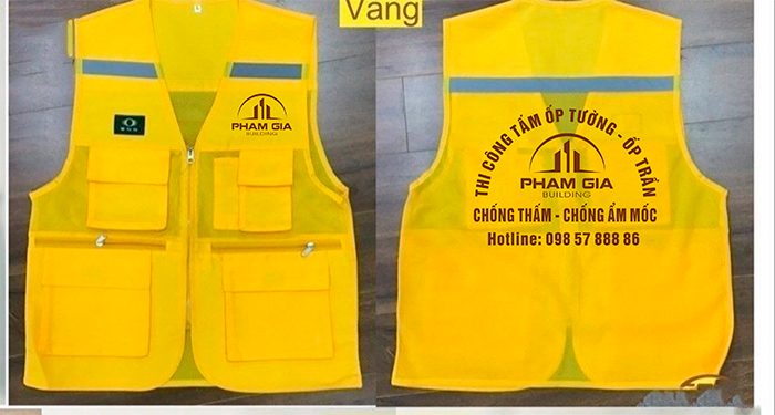 In áo gile Công ty Phạm Gia Building | In ao gile dong phuc