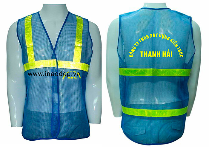 In áo gile Công ty Xây dựng kiến trúc Thanh Hải | In ao gile dong phuc