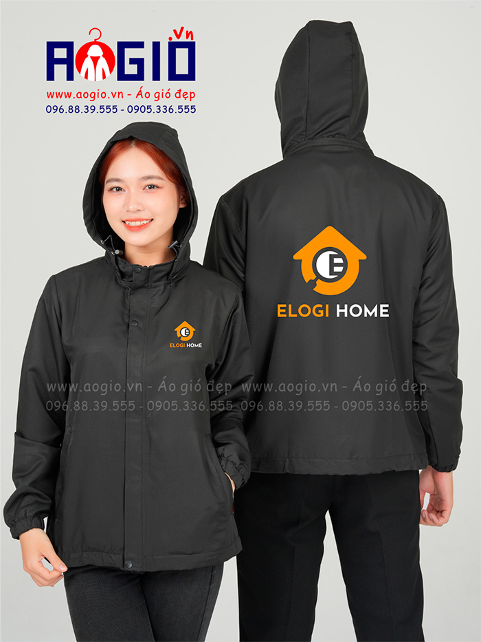 In áo gió đồng phục ELOGI HOME | In ao khoac dong phuc