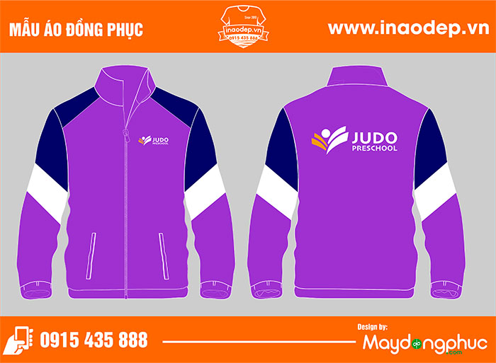 In áo khoác đồng phục Trường mầm non Judo Preschool | In ao khoac dong phuc