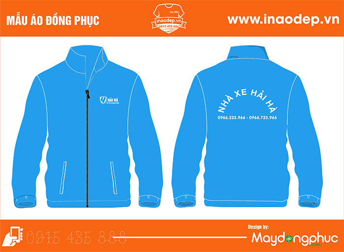 In áo khoác đồng phục Nhà xe Hải Hà | In ao khoac dong phuc