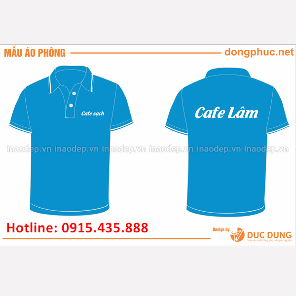 Áo nhà hàng Cafe Lâm | Ao nha hang