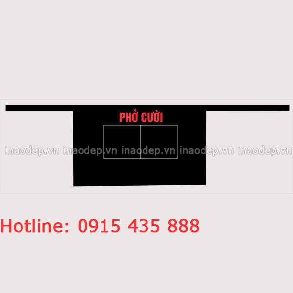 In áo nhà hàng Phở cười | In ao nha hang