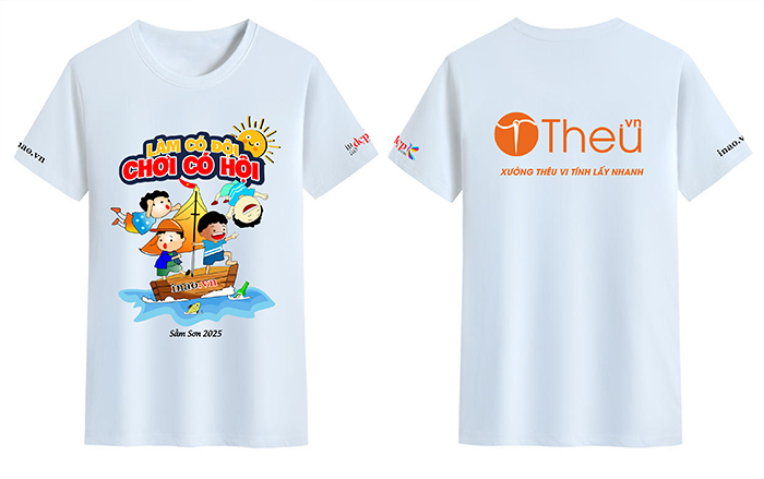 In áo đi biển Sầm Sơn 2025 - Theu.vn | In ao phong dong phuc