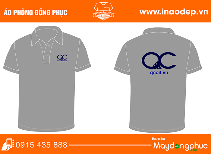 In áo phông Công ty qcoil.vn | In ao phong dong phuc
