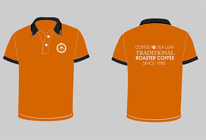 In áo phông Quán coffee Tea Leaf Traditional Roaster Coffee Since 1980 | In ao phong dong phuc