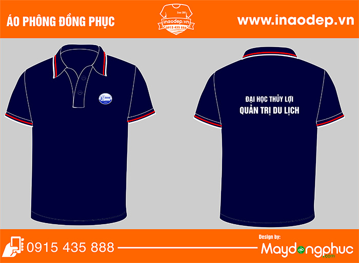 In áo phông Quản trị du lịch Đại học Thủy Lợi | In ao phong dong phuc