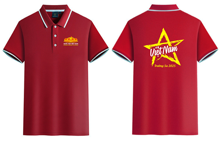 In áo phông Quốc Hội Việt Nam - Trường Sa 2025 | In ao phong dong phuc
